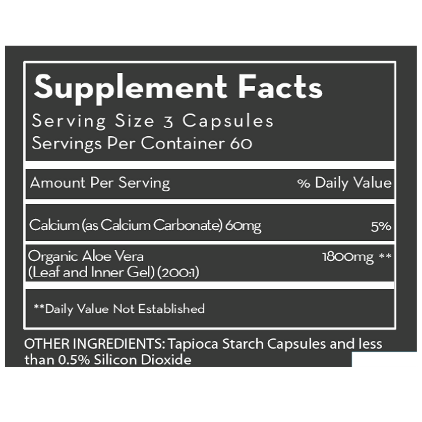 Calcium Supplement Facts