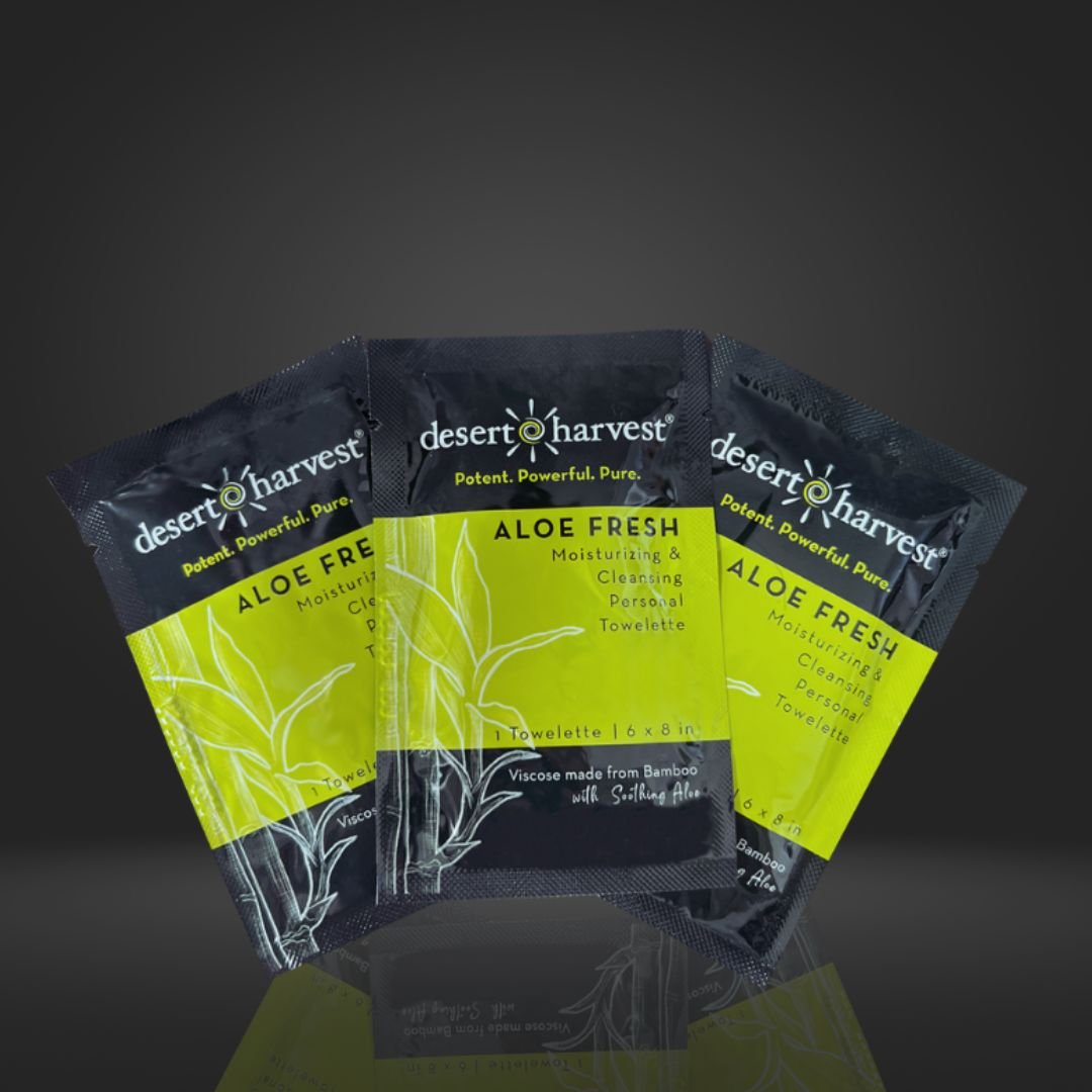 Aloe Fresh® Personal Towelettes | Aloe Vera Cleansing Wipes
