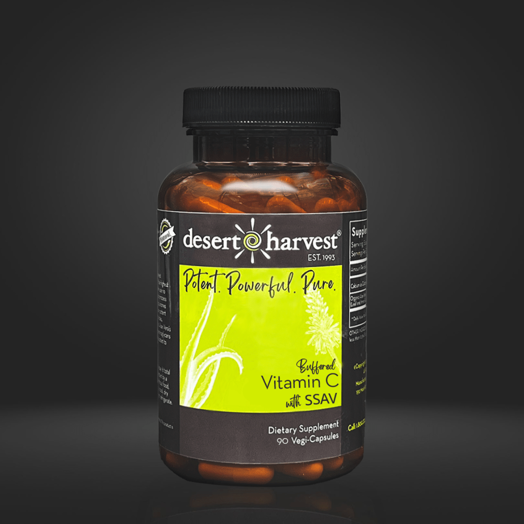BUFFERED VITAMIN C - (90 Capsules) - Desert Harvest