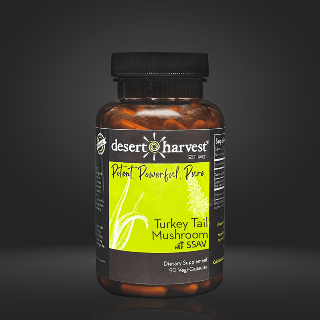 TURKEY TAIL MUSHROOM - (90 Capsules) - Desert Harvest