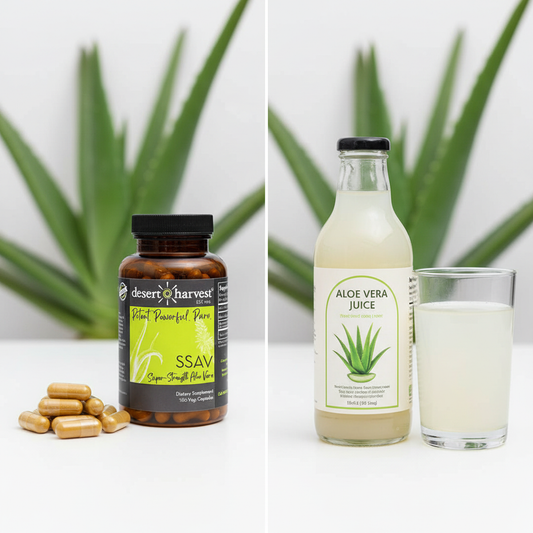 Aloe Vera Capsules vs. Juice: Which Form Is Actually Better for Bladder Health?