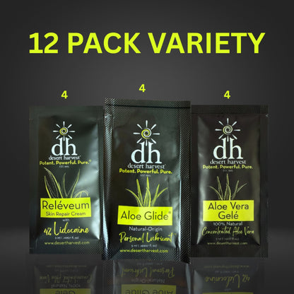 Travel Variety Pack — 12 assorted single-use packets