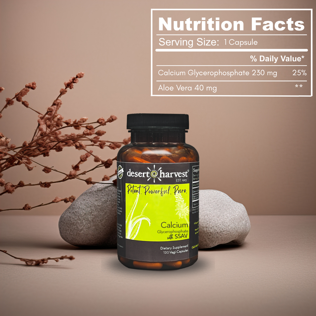 CALCIUM GLYCEROPHOSPHATE - (120 Capsules)