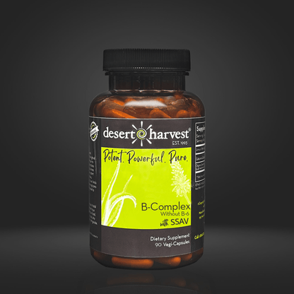 B - COMPLEX without B6 - (90 Capsules) - Desert Harvest