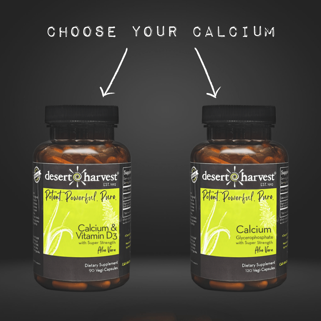 BLADDER SUPPORT BUNDLE - Aloe SSAV 180 + Quercetin + Calcium - Desert Harvest