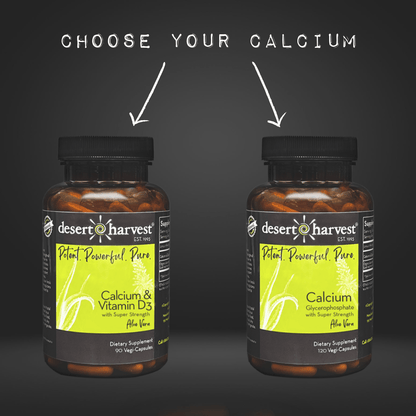 BLADDER SUPPORT BUNDLE - Aloe SSAV 180 + Quercetin + Calcium - Desert Harvest