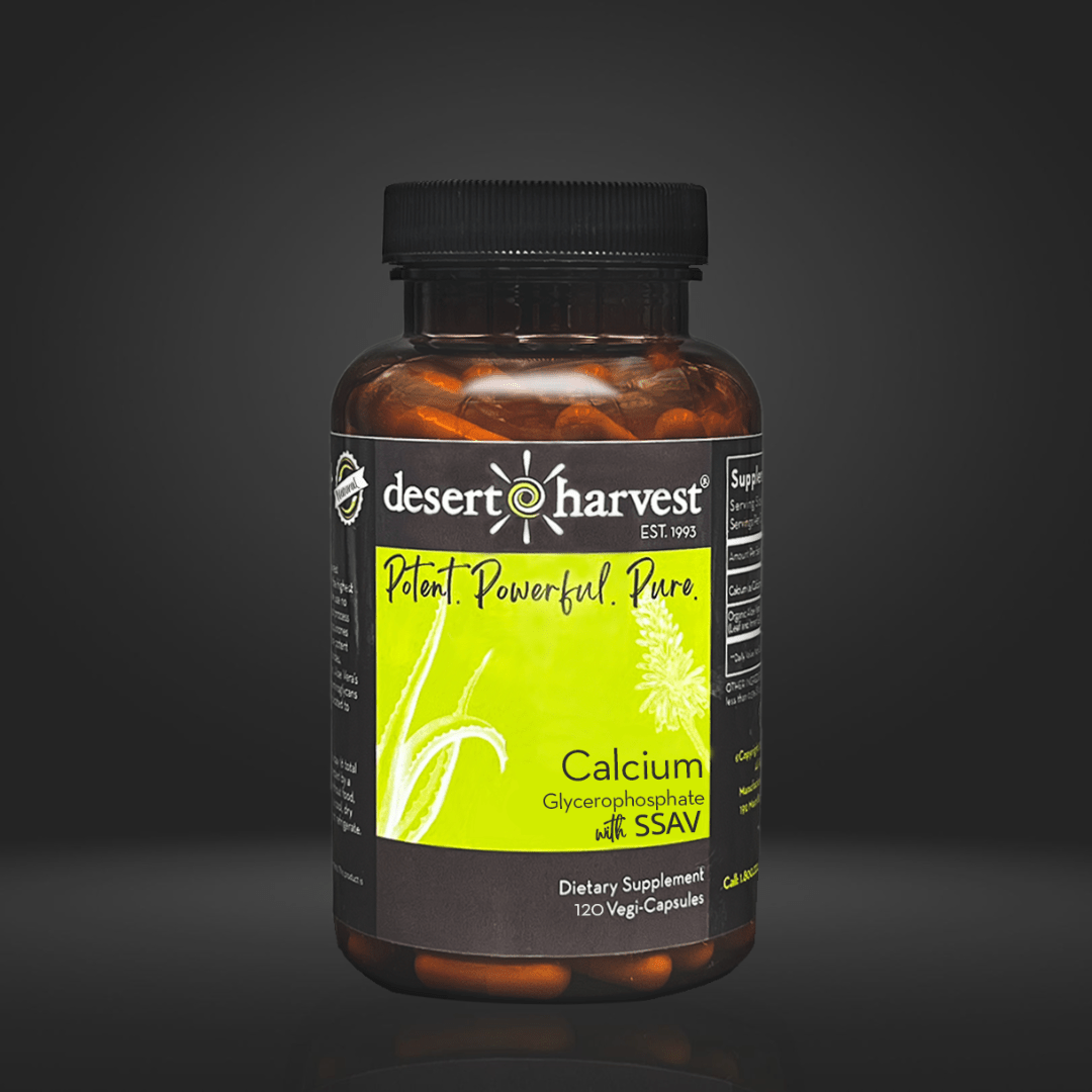 CALCIUM GLYCEROPHOSPHATE - (120 Capsules) - Desert Harvest