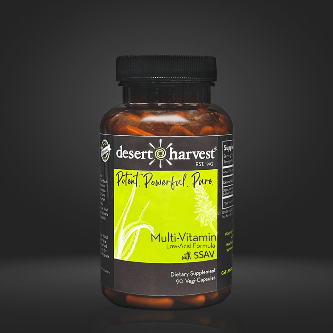 MULTI - VITAMIN - Low Acid - (90 Capsules) - Desert Harvest