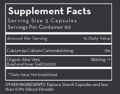 SSAV CAPSULES - (180 Capsules) - Desert Harvest Aloe Vera for IC/BPS