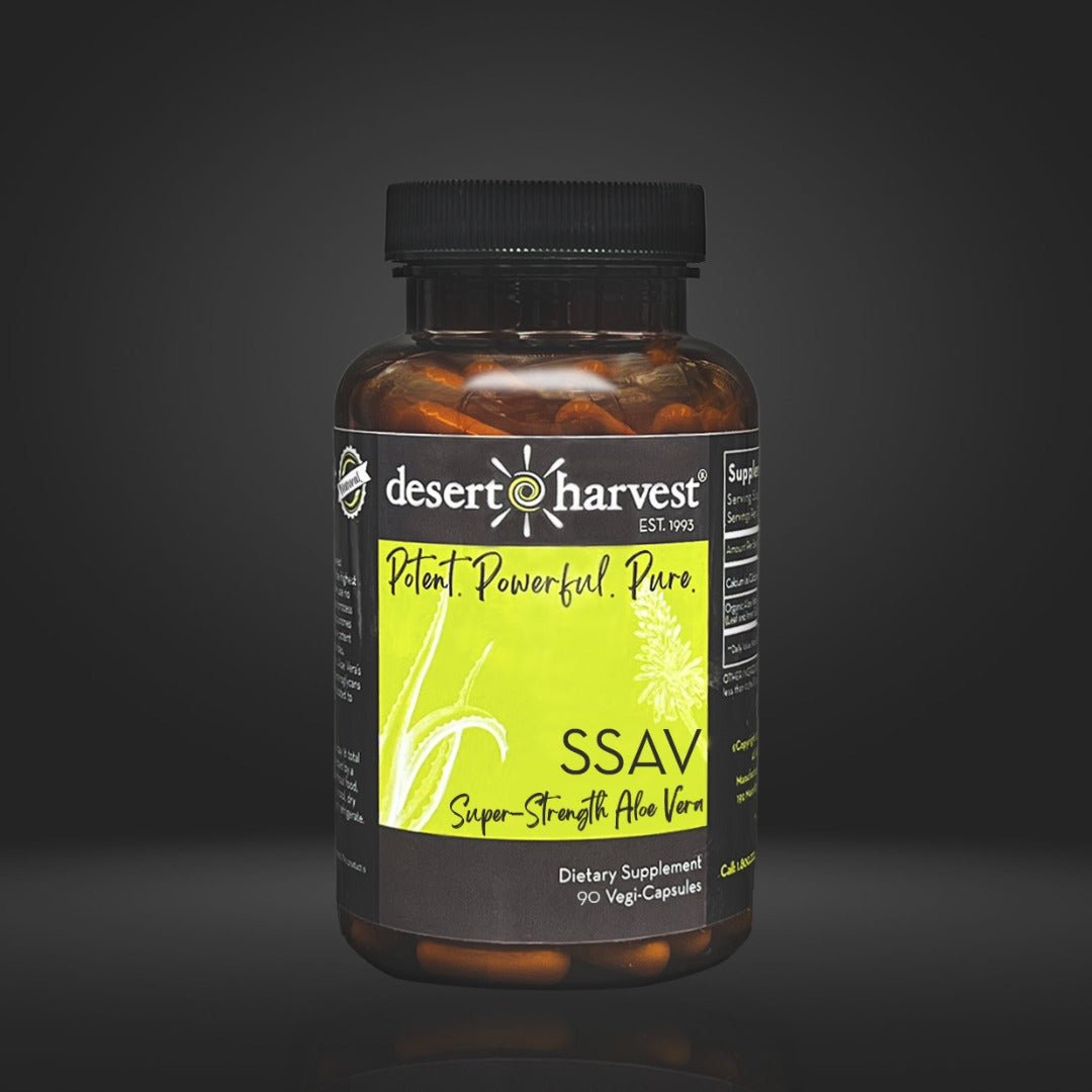 SUPER - STRENGTH ALOE VERA CAPSULES (90 Capsules) - Desert Harvest
