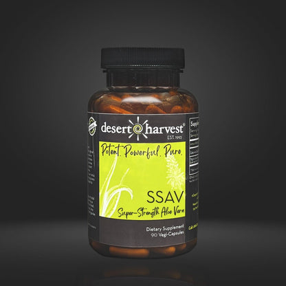 SUPER - STRENGTH ALOE VERA CAPSULES (90 Capsules) - Desert Harvest